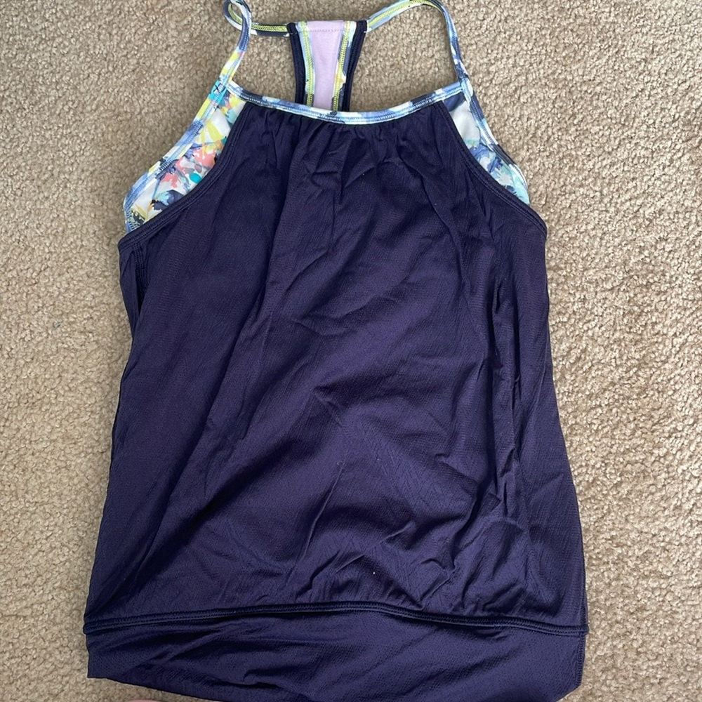 Ivivva matching tank and shorts - size 8 - Picture 2 of 4